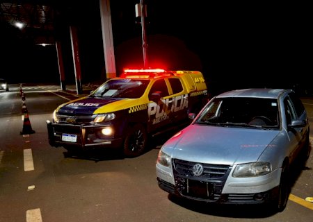 PMR recupera veículo furtado durante fiscalização na MS -162