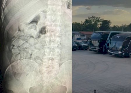Operação conjunta flagra 17 pessoas transportando drogas no próprio corpo em Corumbá