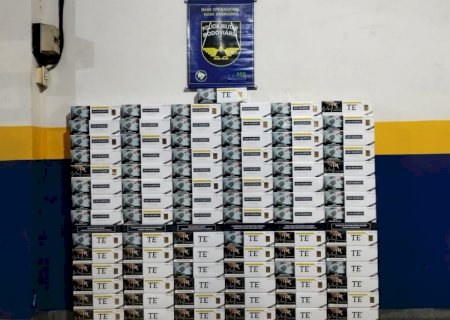 PMR apreende cigarros contrabandeados em duas ocorrências durante fiscalização na MS-134