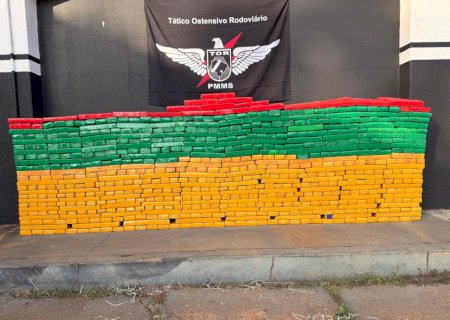 PMR apreendeu 550 kg de drogas na rodovia BR - 163