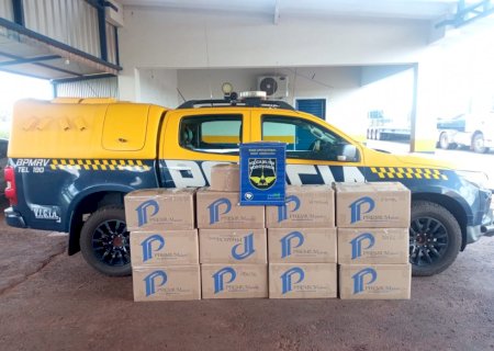 PMR apreende perfumes contrabandeados na MS -276