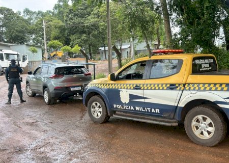 Ação da PMR resulta na recuperação de veículo roubado na MS - 289