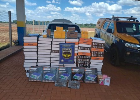 PMR apreendeu duas cargas de mercadorias estrangeiras durante fiscalização na MS -162