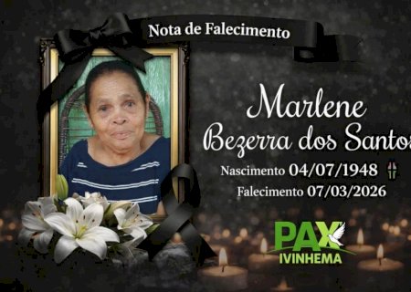 Angélica - Nota de falecimento