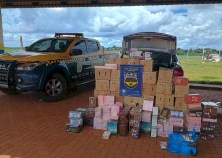 PMR apreendeu perfumes contrabandeados avaliados em 53 mil reais na MS - 162