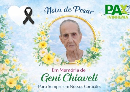 Ivinhema - Nota de falecimento