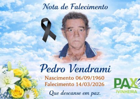 Ivinhema - Nota de falecimento