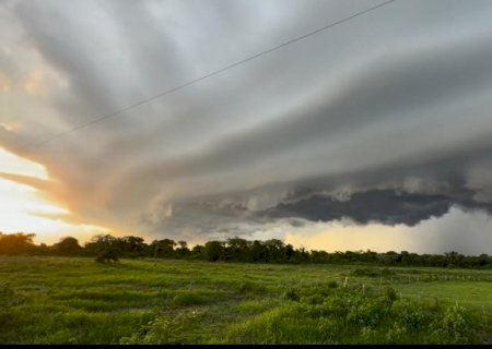 Frente fria avança e deve provocar chuvas intensas em Mato Grosso do Sul nos próximos dias