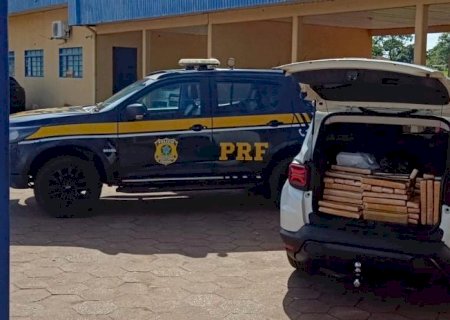 PRF apreende 368 Kg de maconha na BR - 267 em Bataguassu