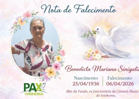 Ivinhema - Nota de falecimento