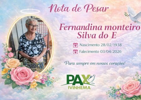 Ivinhema - Nota de falecimento