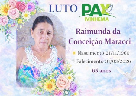 Nova Andradina - Nota de falecimento