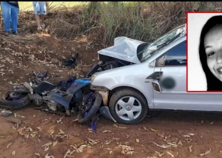 Jovem de 23 anos de idade, morre em grave acidente envolvendo uma motocicleta e um carro na MS 112