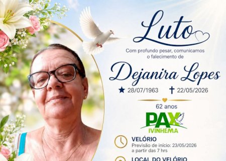 Angélica - Nota de falecimento