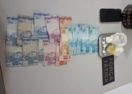 Polícia Militar apreende drogas e conduz homem por tráfico em Angélica