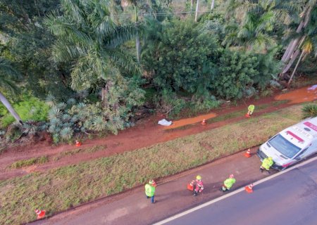 Homem é encontrado morto ao lado da BR-163 e suspeita é de hipotermia