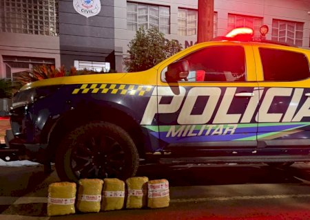 PMR apreendeu droga e prende Jovem por tráfico na MS -134