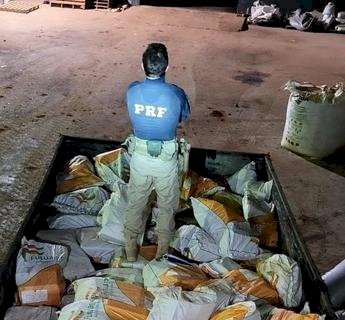 Polícia Rodoviária Federal apreende mais de quatro toneladas de maconha,  na BR - 463