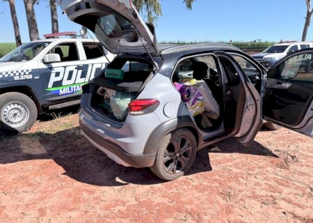 Mais de 400 quilos de drogas são apreendidos durante ação conjunta entre PRF e PM em Nova Andradina