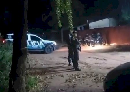 Foragido por roubo morre baleado em confronto com policiais militares na cidade de Três Lagoas