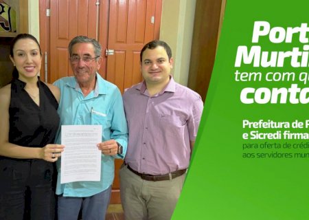 Prefeitura de Porto Murtinho e Sicredi firmam convênio para oferta de crédito consignado aos servidores municipais