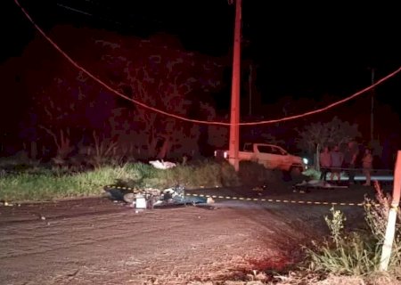 Acidente com motocicleta deixa um morto e um ferido em Antônio João