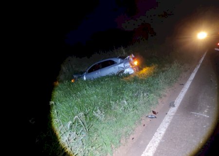Engavetamento entre vários veículos ocorreu na MS-276, em Batayporã