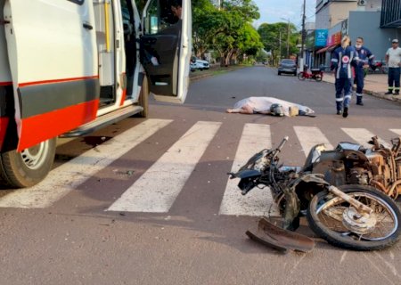 Dourados: técnica de enfermagem morre após acidente entre carro e motocicleta