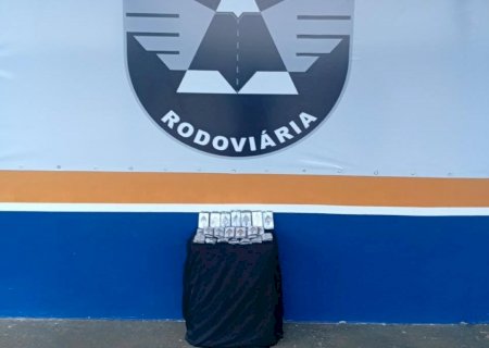 Polícia Militar Rodoviária apreende mais de kg de haxixe marroquino na MS-164